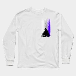 Pride Collection - Demisexual Pride Flag (Paint Streak/Vertical) Long Sleeve T-Shirt